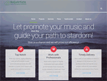 Tablet Screenshot of naijaartiste.net